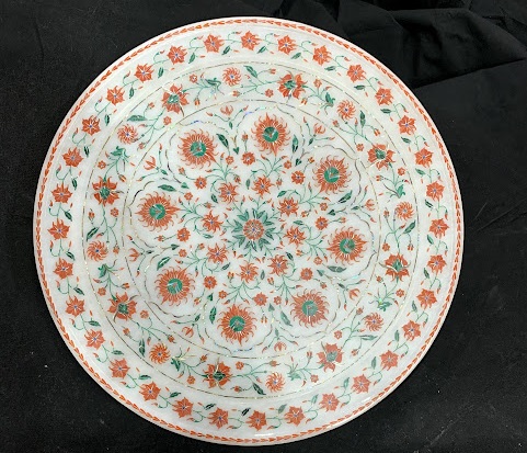 Buy Marble Inlay Art Plate Online Precious Piece For Home